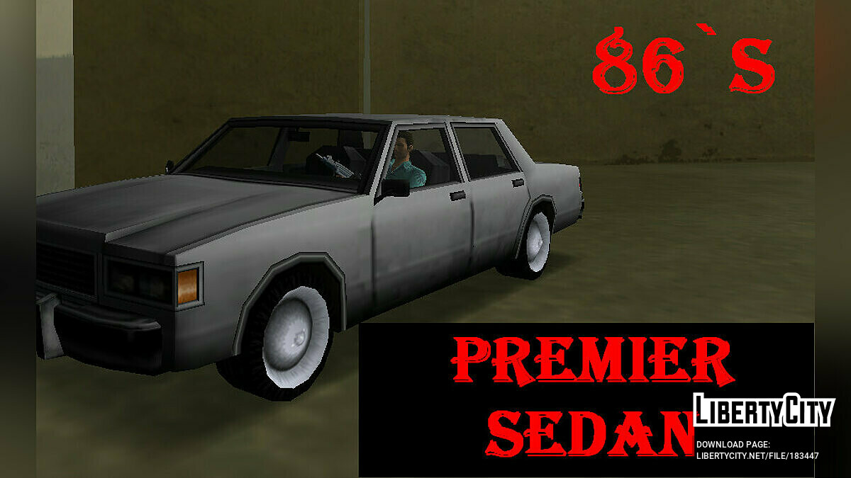 1986 Premier Sedan for GTA Vice City - Картинка #1