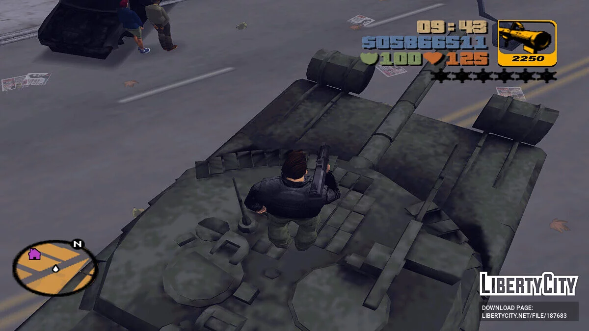 Rhino Т-80 (GTA 3, Vice City) / GTA Vice City