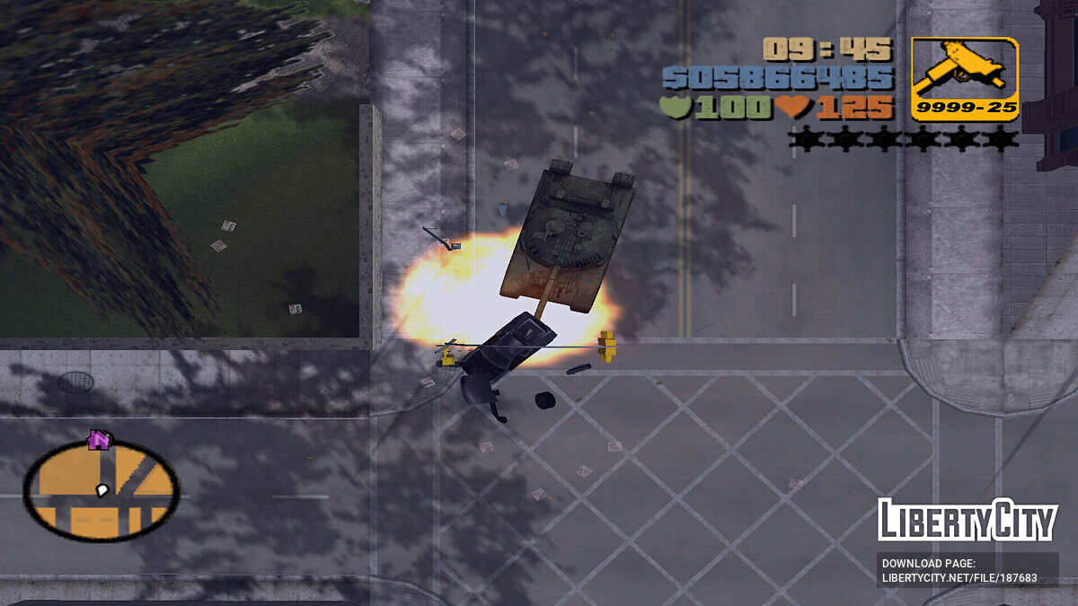 Rhino T-80 (GTA 3, Vice City) for GTA Vice City - Картинка #5