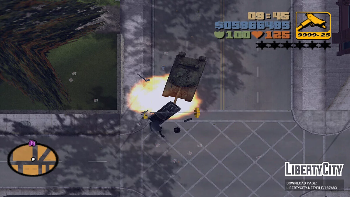 Rhino Т-80 (GTA 3, Vice City) / GTA Vice City