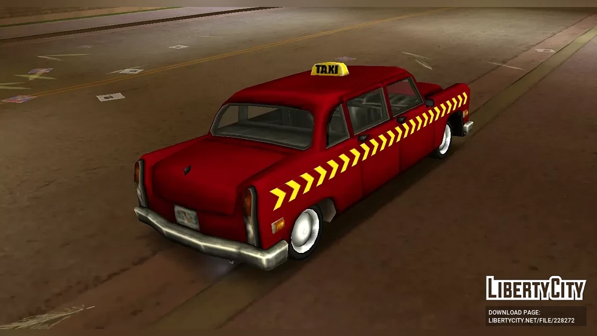 Кримсон Такси (Стиль VC + Дополнение MVL) / GTA Vice City