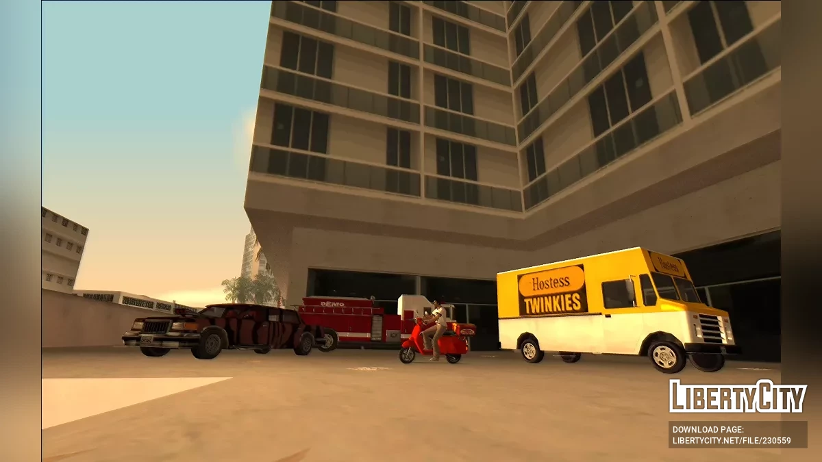 Эксклюзивные автомобили GTA Long Night в стиле XBox (дополнение MVL) / GTA Vice City