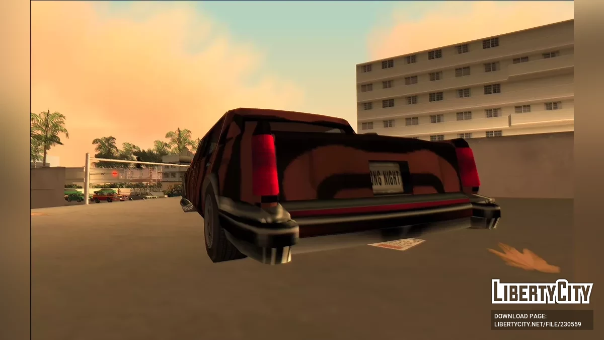 Эксклюзивные автомобили GTA Long Night в стиле XBox (дополнение MVL) / GTA Vice City