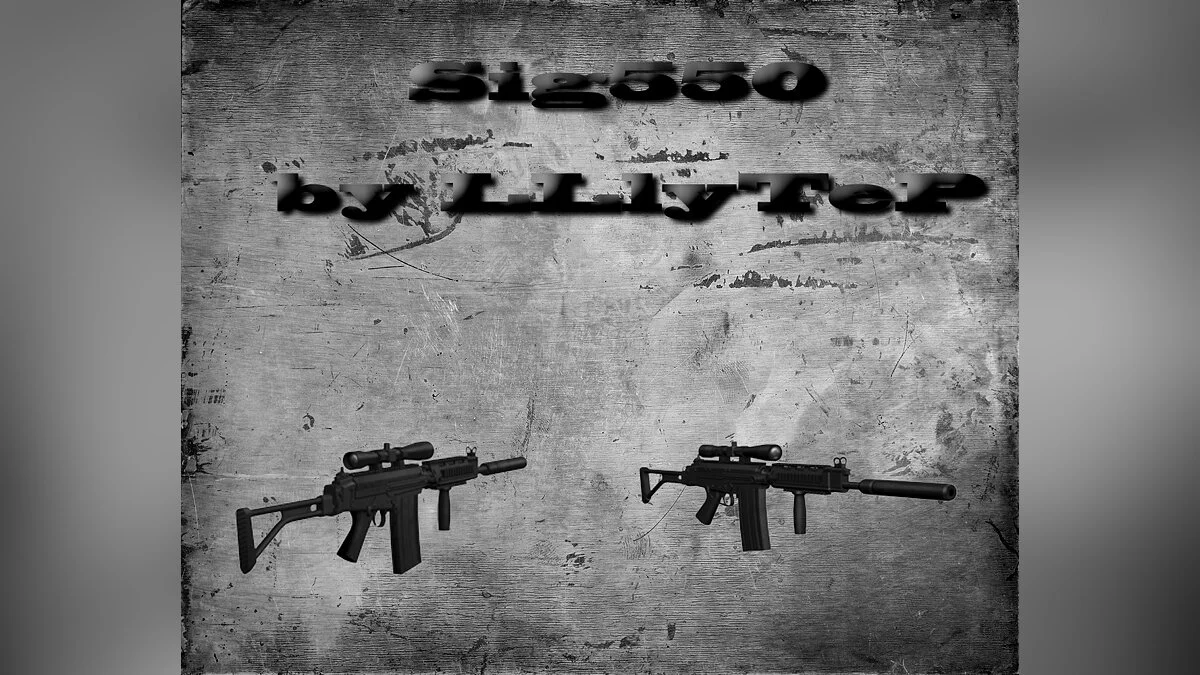 Sig550-m4 / GTA San Andreas