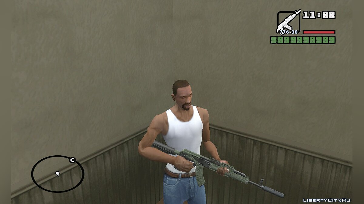 Скачать AK-47 from GTA 5 v.1 для GTA San Andreas