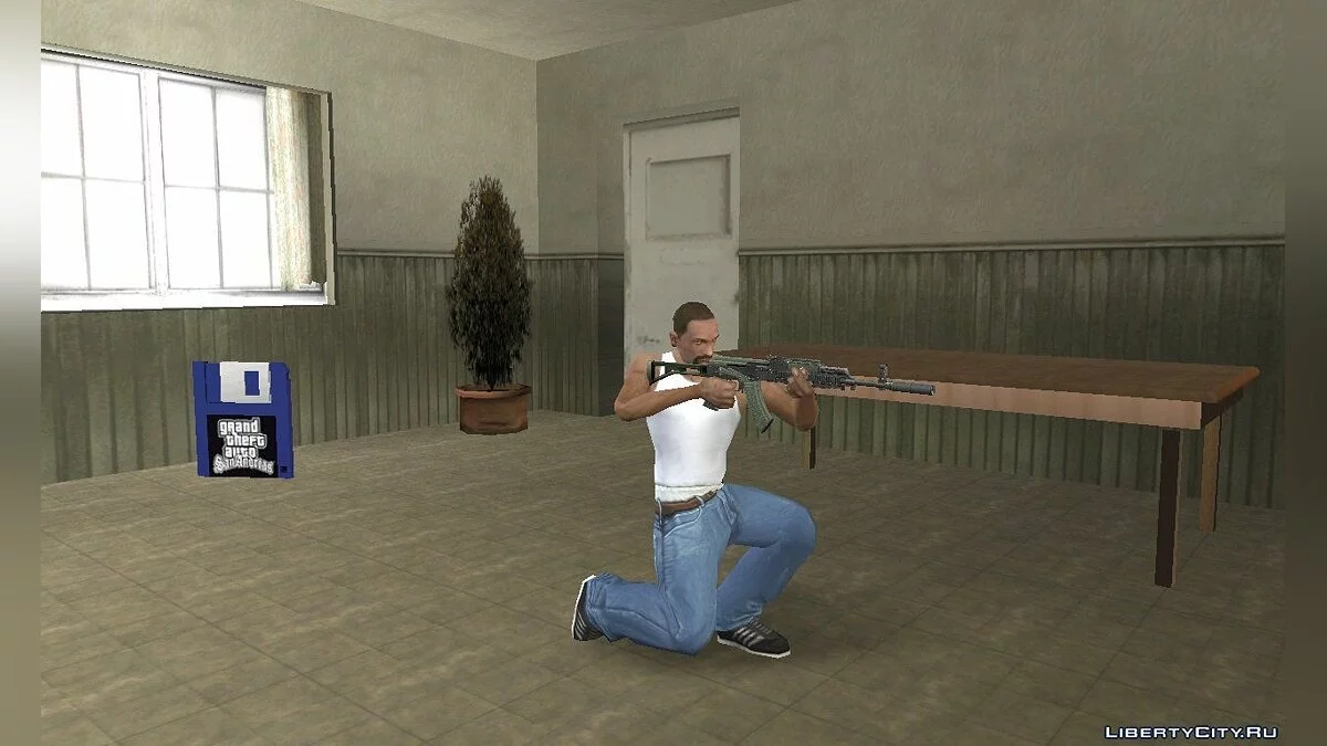 AK-47 from GTA V Trailer Final / GTA San Andreas