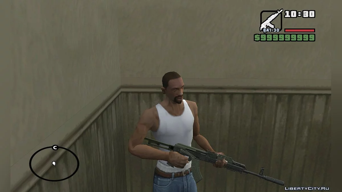 AK-47 from GTA V Trailer Final / GTA San Andreas