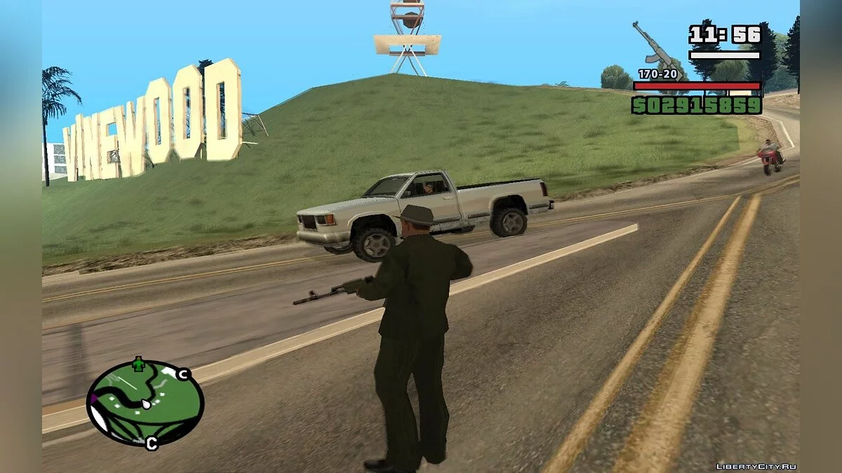 АК-47 с глушителем из GTA 5 (Final) / GTA San Andreas