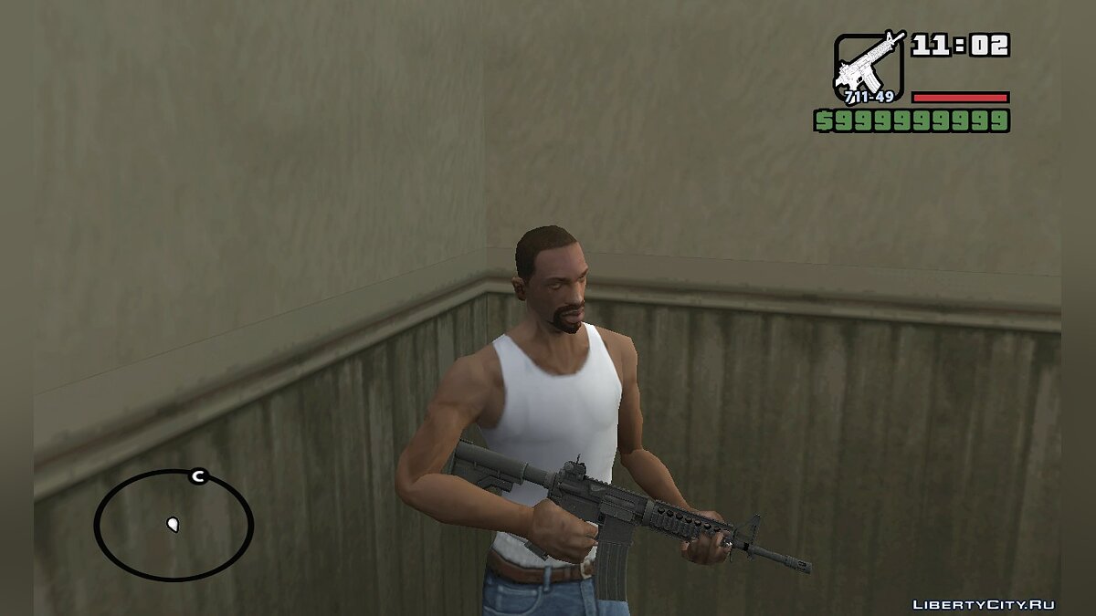 Скачать AR-15 + ACOG, Carry, EOtech. для GTA San Andreas