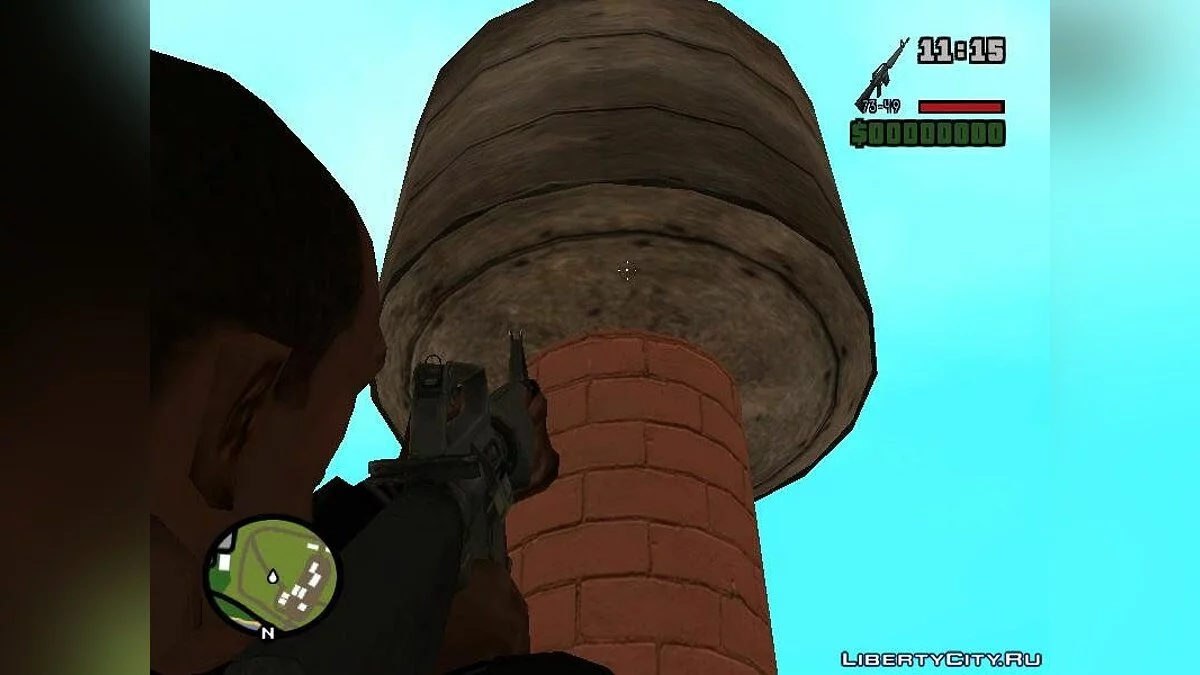 М 16(стандартная) из Call of Duty Black Ops / GTA San Andreas