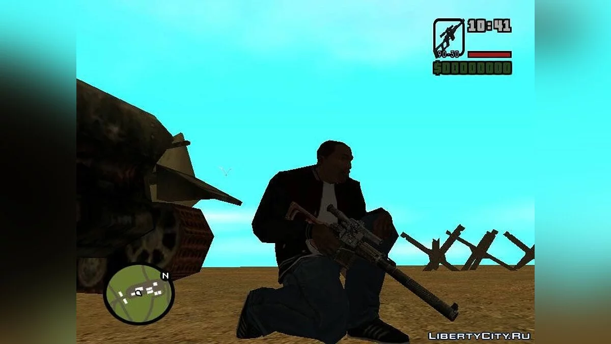 VSS Vintorez из Сталкера с набором текстур / GTA San Andreas