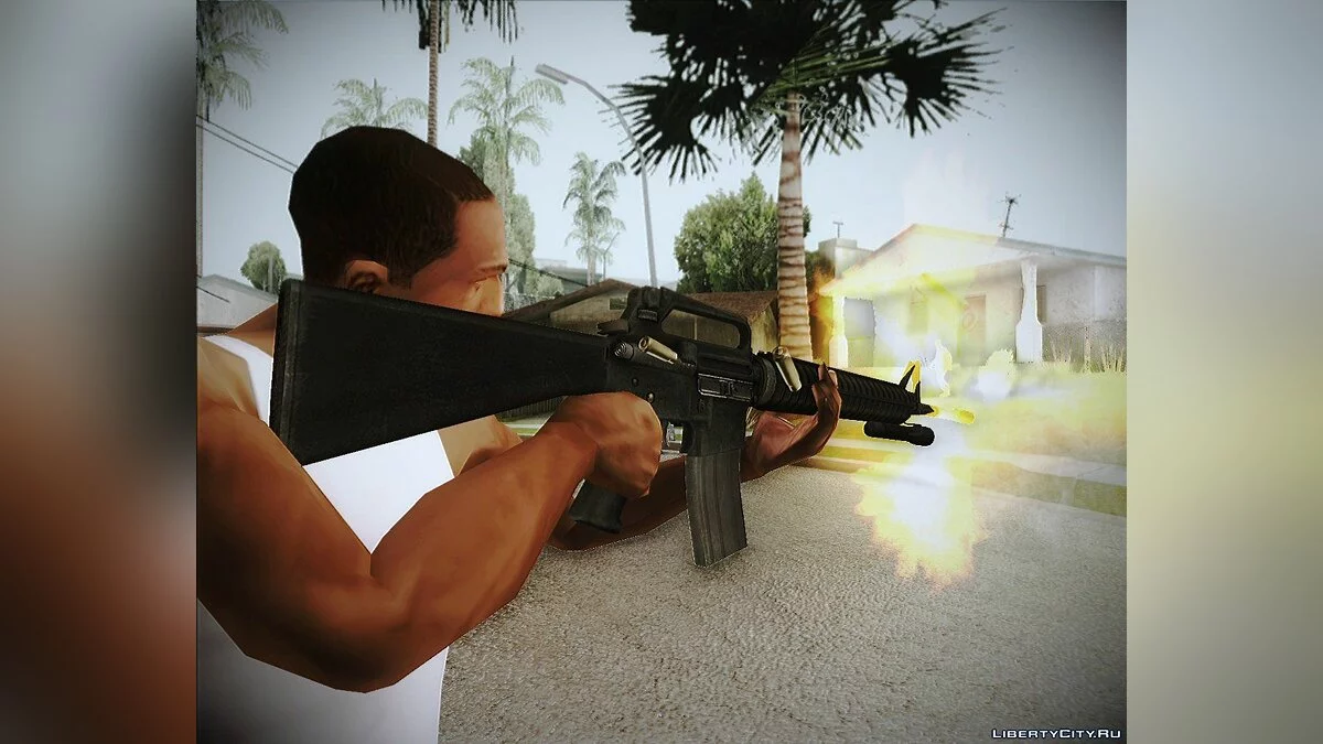 M4 from left 4 dead 2 / GTA San Andreas