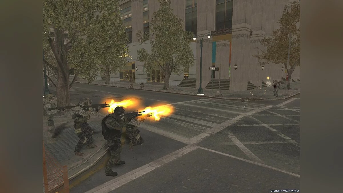 M4A1 из Call of Duty Modern Warfare 3 / GTA San Andreas