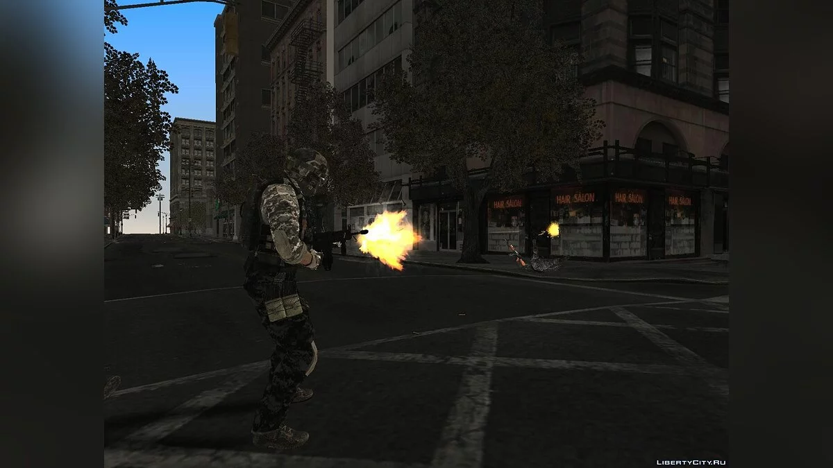 M4A1 из Call of Duty Modern Warfare 3 / GTA San Andreas