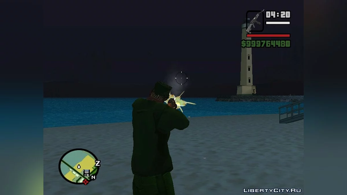 АК-47 со штыком / GTA San Andreas