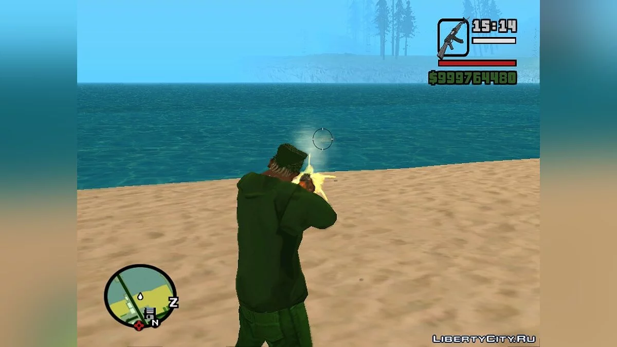 АК-47 со штыком / GTA San Andreas