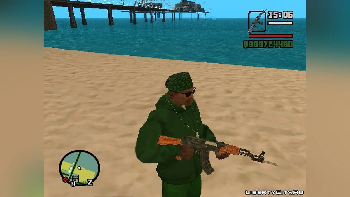 АК-47 со штыком / GTA San Andreas
