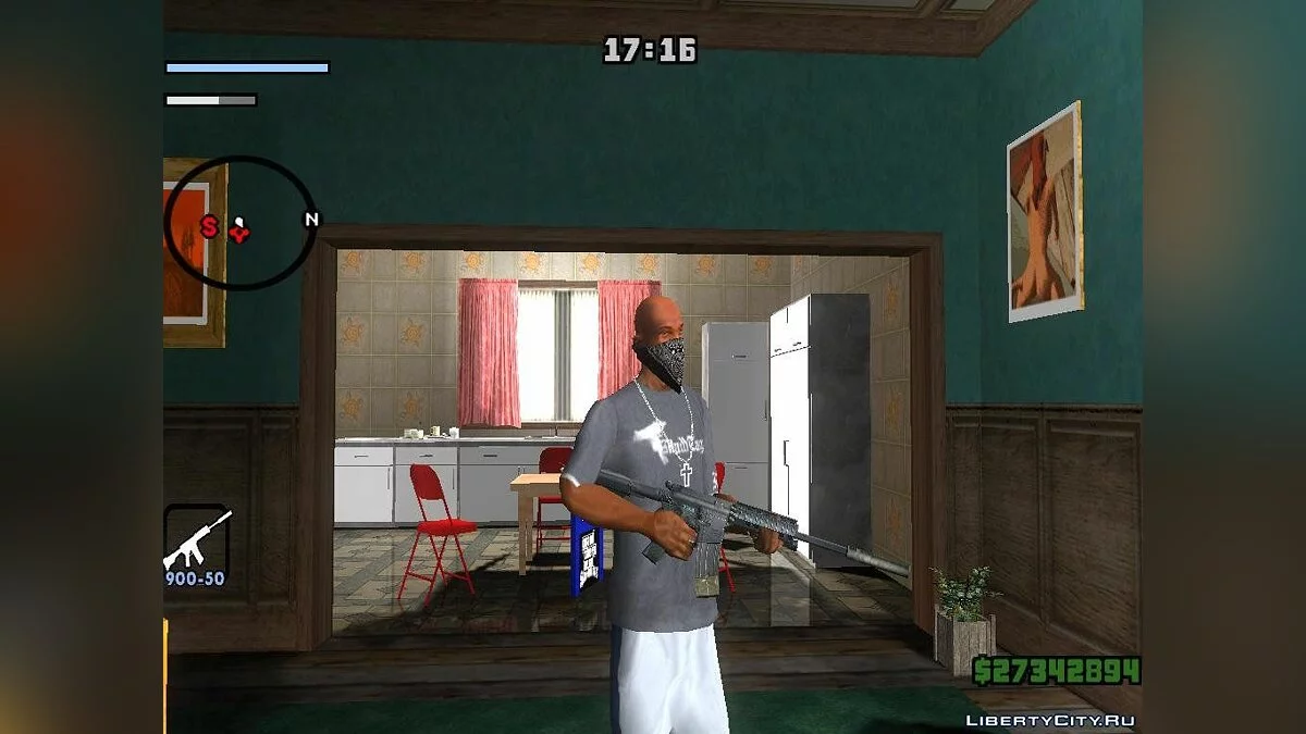 M4A1 из Call of duty 4: Modern Warfare / GTA San Andreas