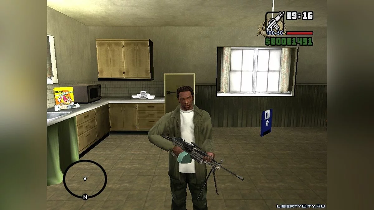 М249 из COD4 / GTA San Andreas