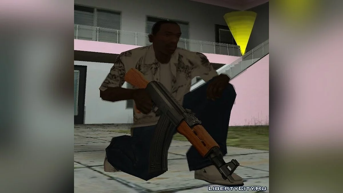 АК-47 с расширенным магазином / GTA San Andreas