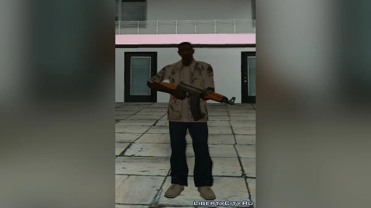 АК-47 с расширенным магазином / GTA San Andreas