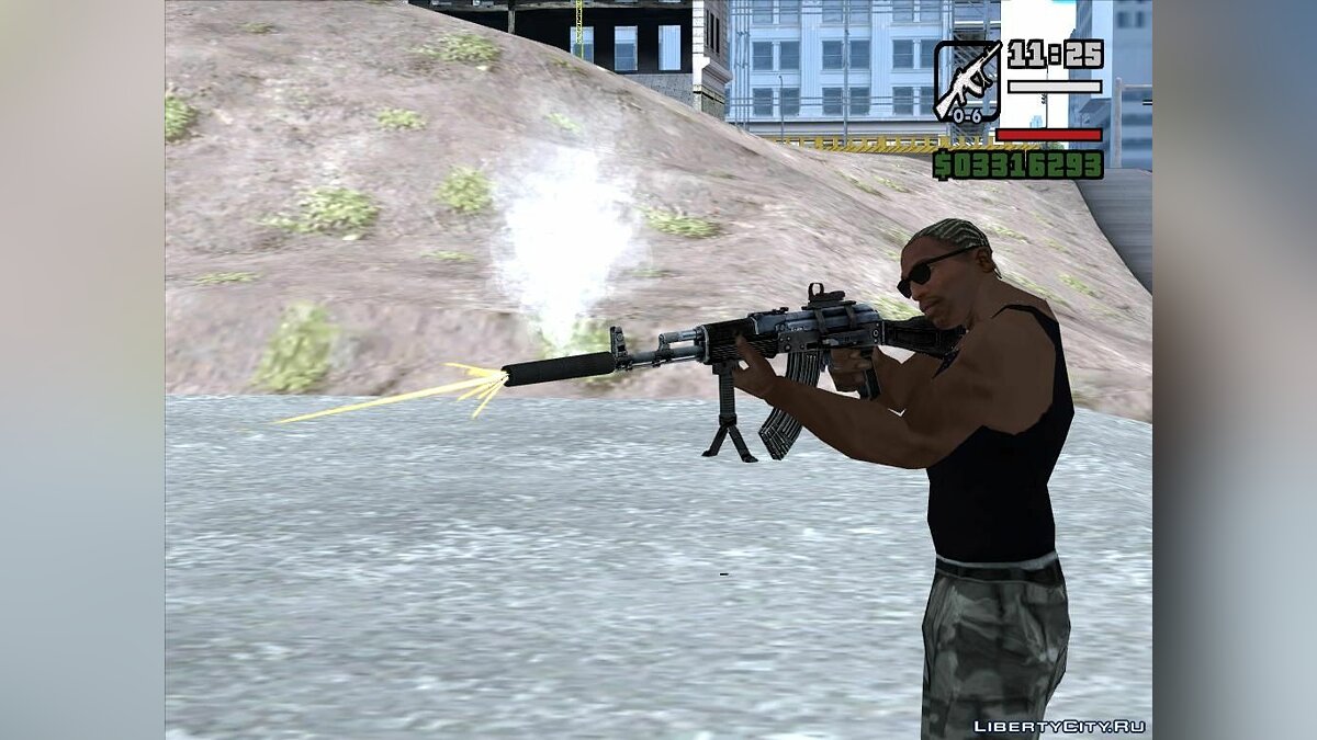 AK-103 из WARFACE для GTA San Andreas - Картинка #2