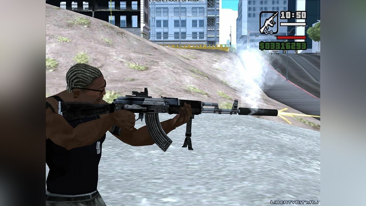 AK-103 из WARFACE для GTA San Andreas - Картинка #5
