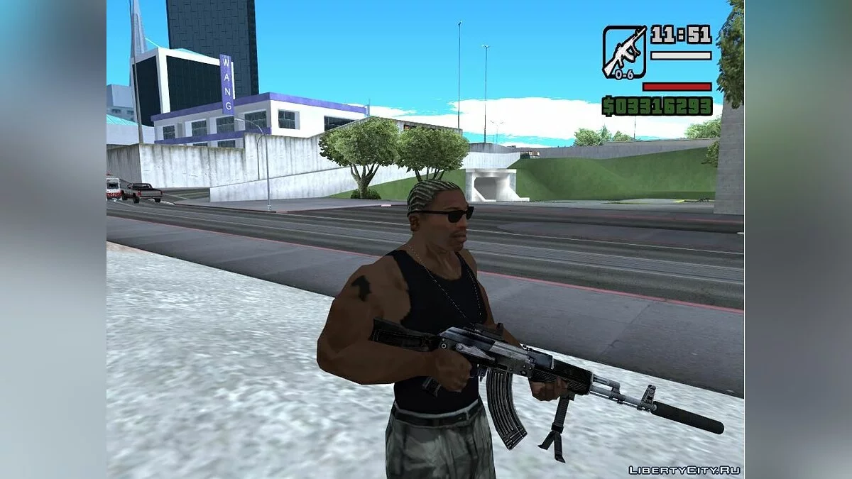 AK-103 из WARFACE / GTA San Andreas