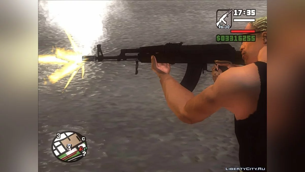 AK-47 HD v beta 1 из WARFACE / GTA San Andreas