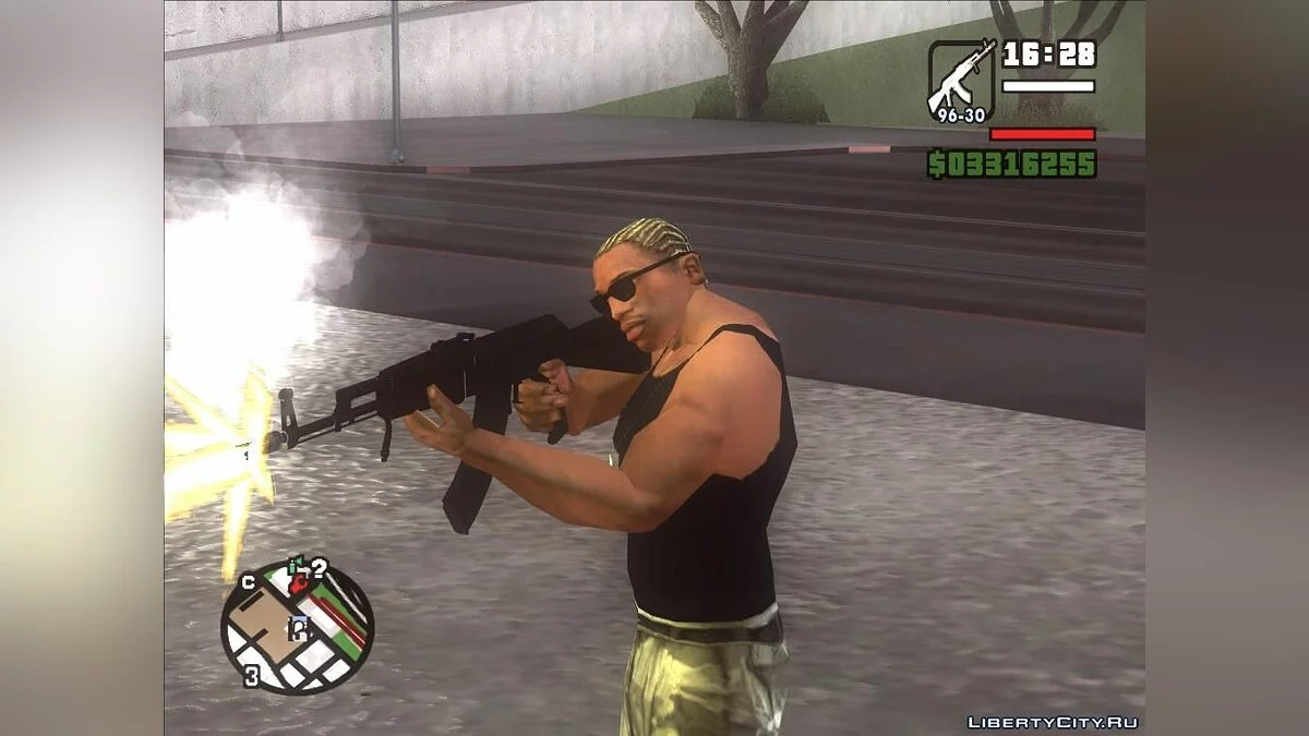 AK-47 HD v beta 1 из WARFACE / GTA San Andreas