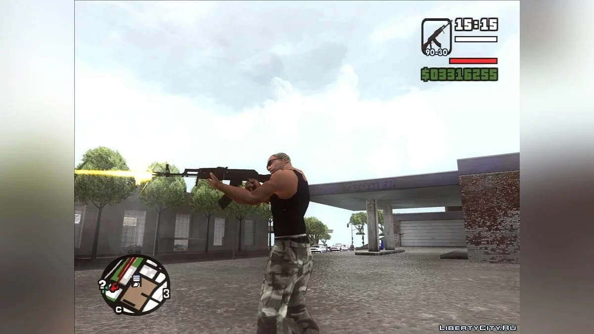 AK-47 HD v beta 1 из WARFACE / GTA San Andreas