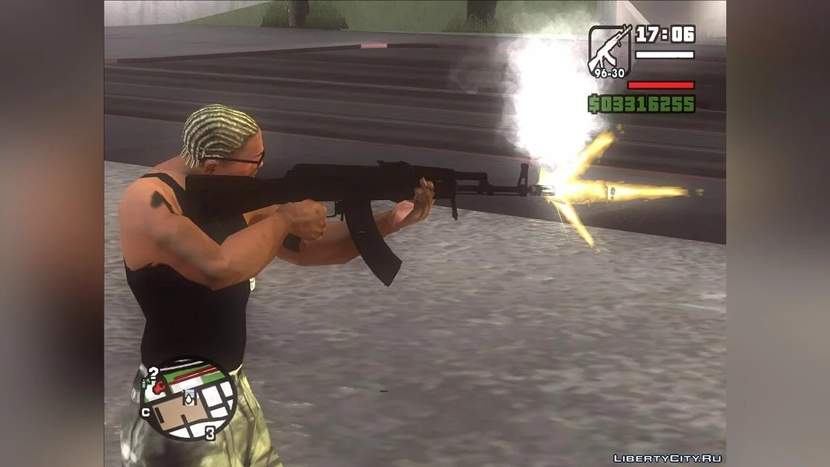 AK-47 HD v beta 1 из WARFACE / GTA San Andreas
