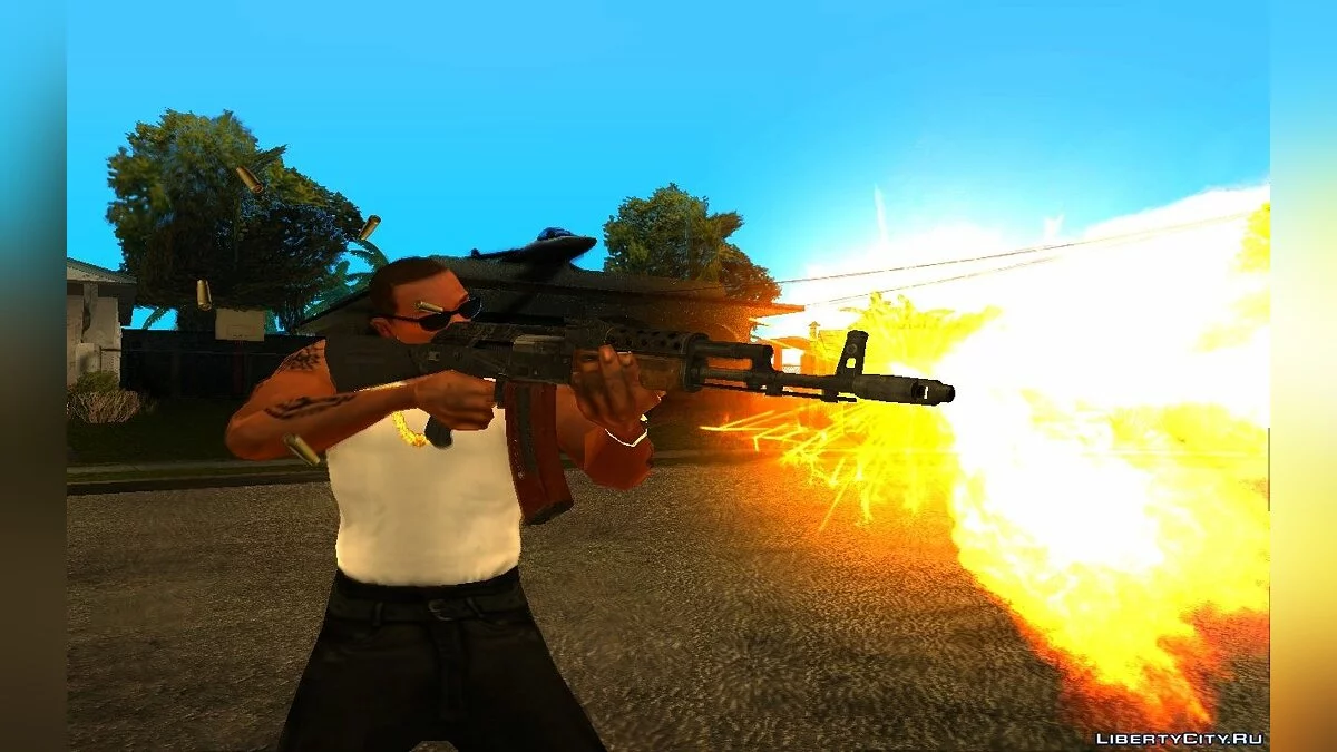 АК-47 из Metro: Last Light / GTA San Andreas