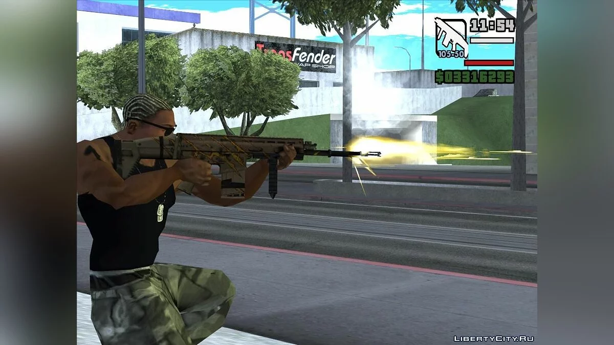 Элитный FN SCAR-H / GTA San Andreas