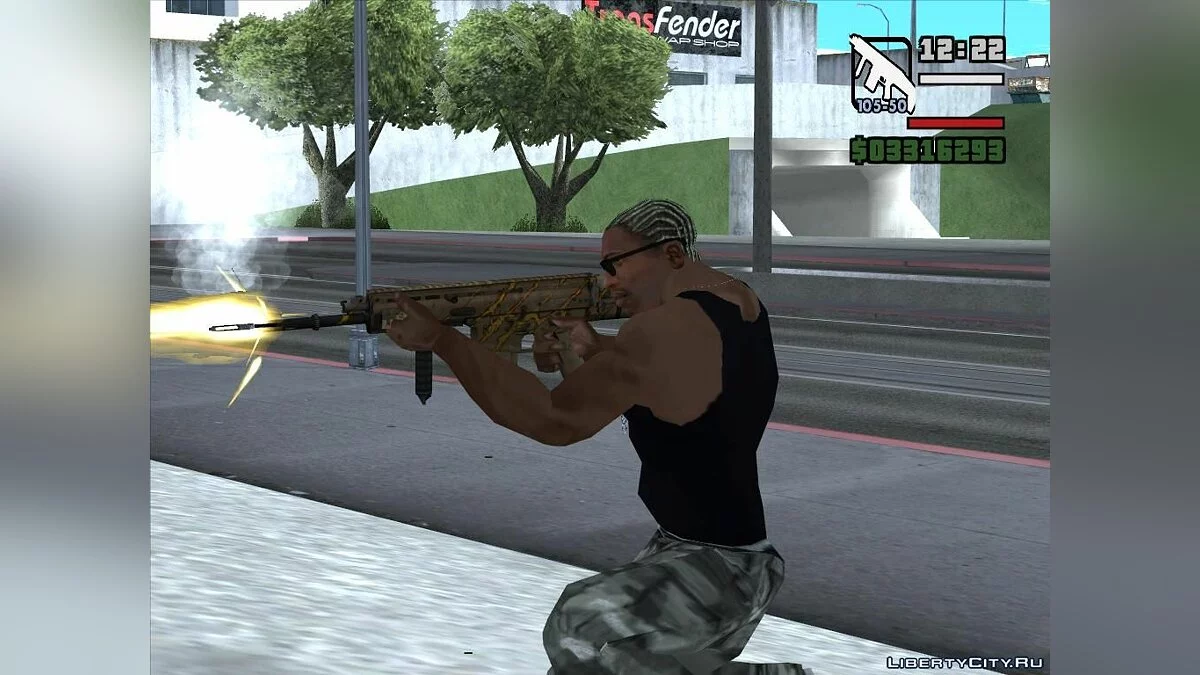 Элитный FN SCAR-H / GTA San Andreas