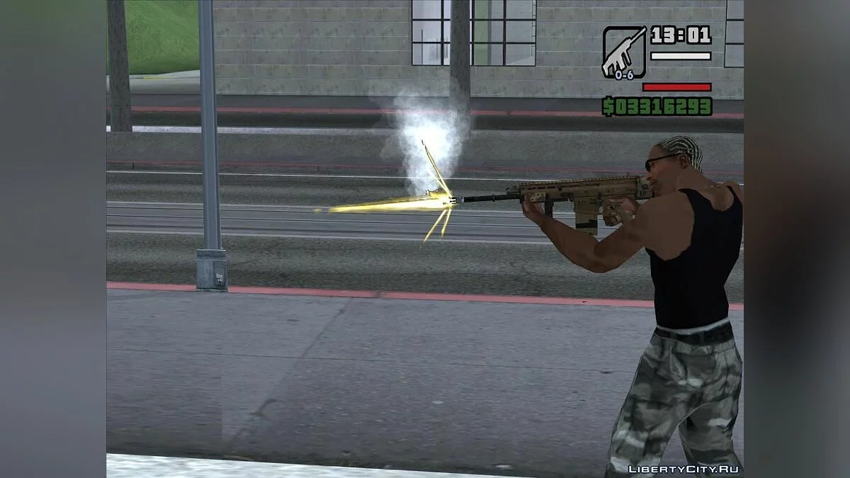 FN SCAR-H из WARFACE  By Nikita_AK_47 / GTA San Andreas