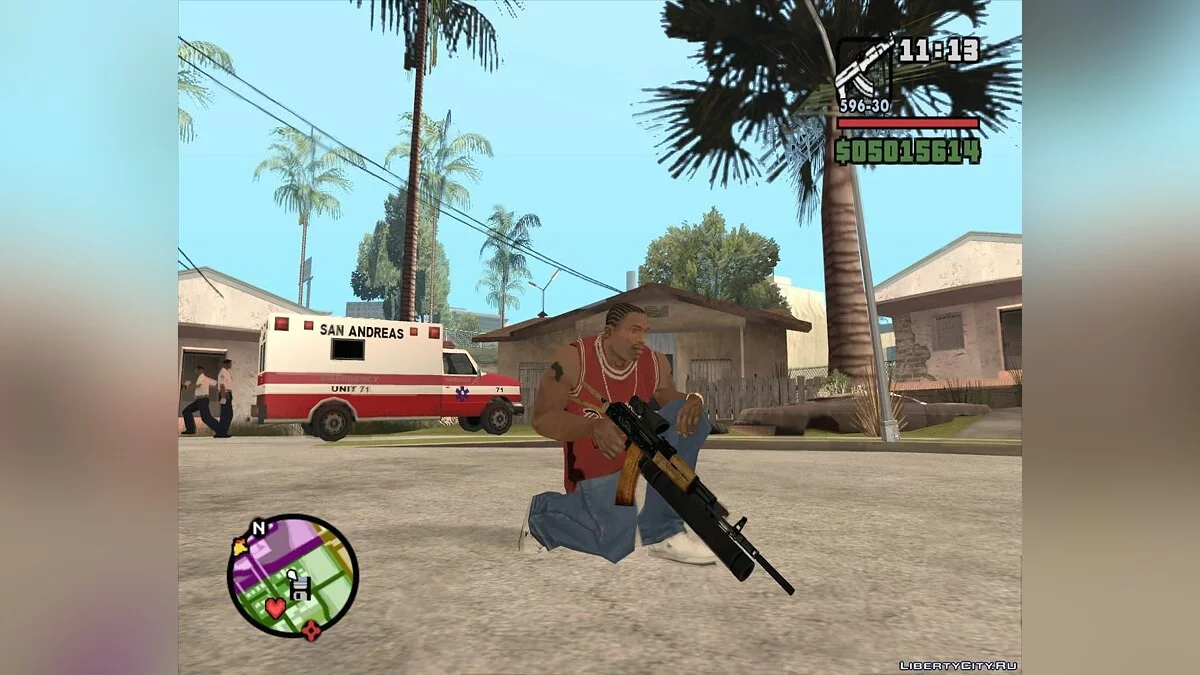 Навороченый АК-47 by C.M.D.A.S / GTA San Andreas