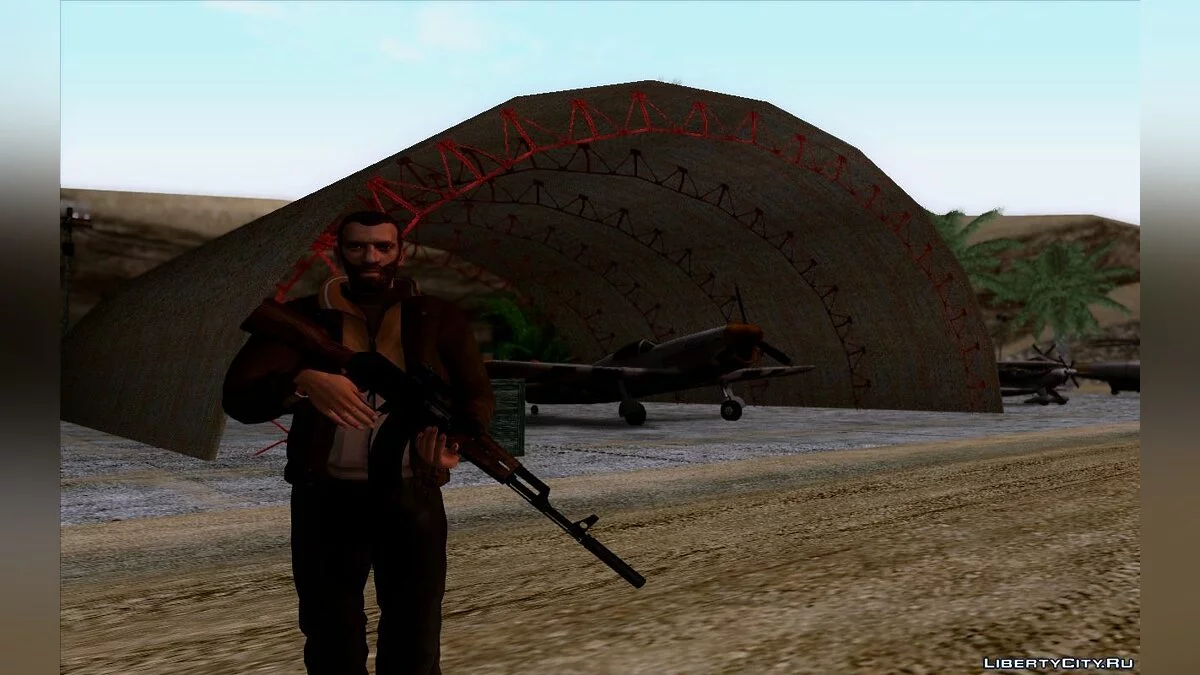 AK-47 с глушителем / GTA San Andreas