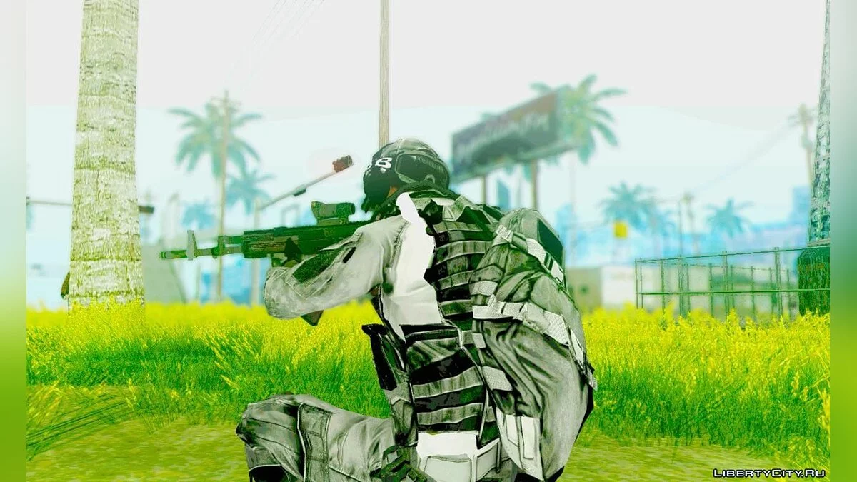 AK-12 из Battlefield 4 / GTA San Andreas