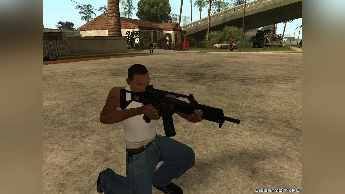 Оружие семейства G36 из BF 2: Special Forces / GTA San Andreas