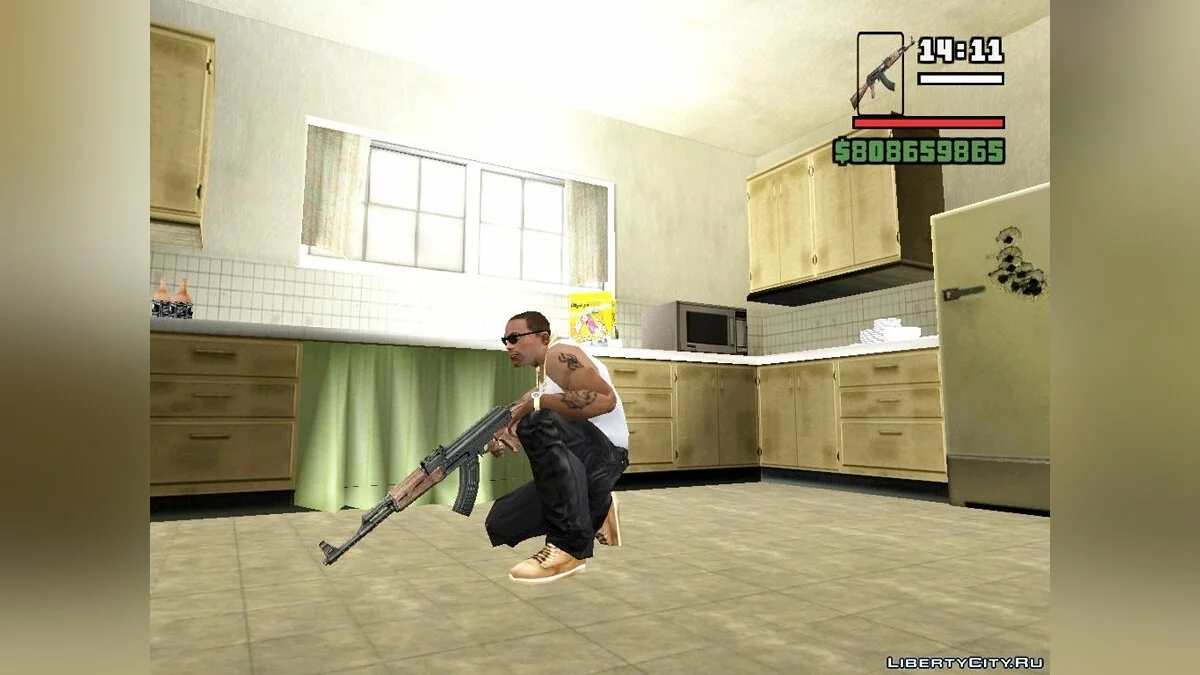 Новый Ak-47 для Gta Sa / GTA San Andreas