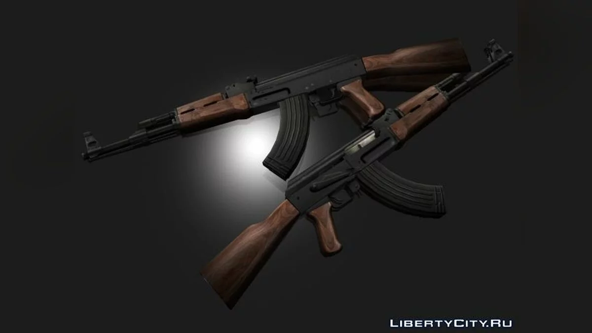 Новый Ak-47 для Gta Sa / GTA San Andreas