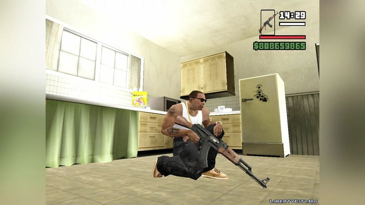 Новый Ak-47 для Gta Sa / GTA San Andreas