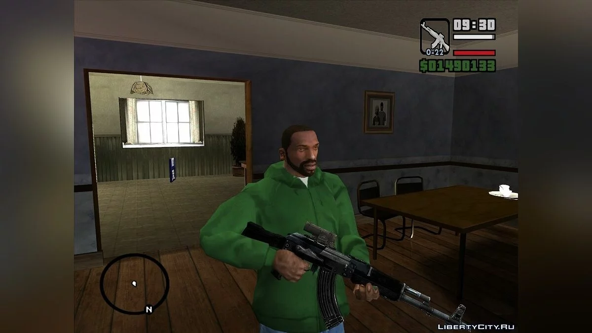 АК-103 с тремя видами текстур / GTA San Andreas
