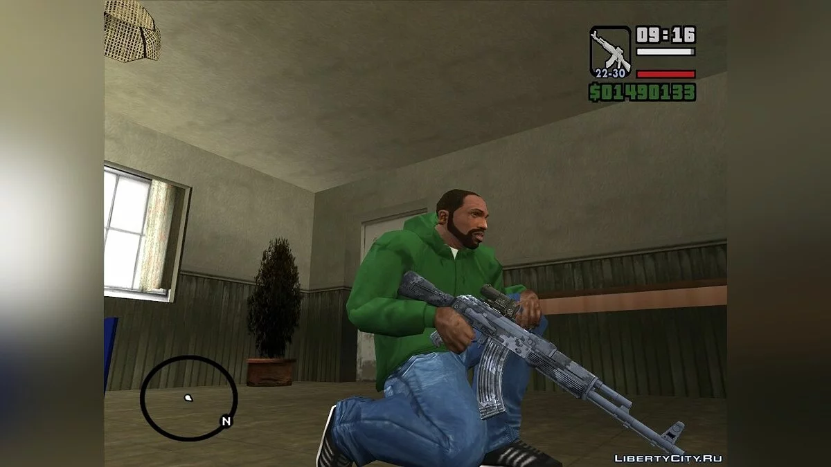 АК-103 с тремя видами текстур / GTA San Andreas