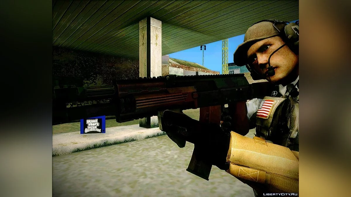 AK-12 from BF4 / GTA San Andreas