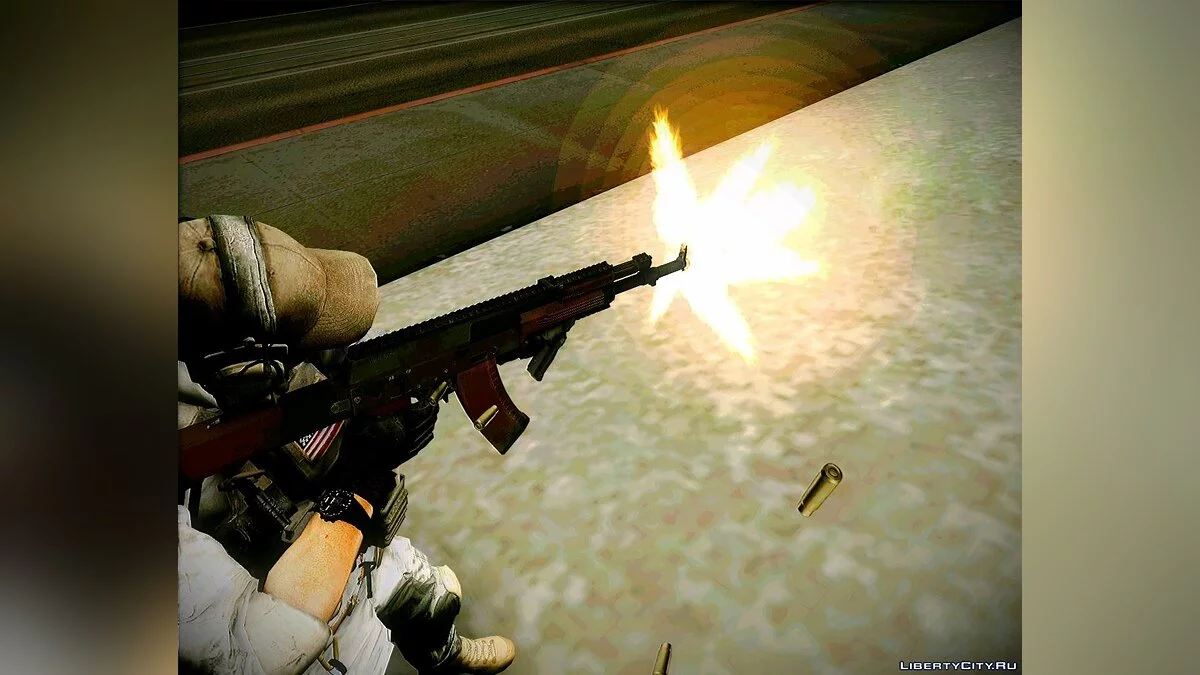 AK-12 from BF4 / GTA San Andreas