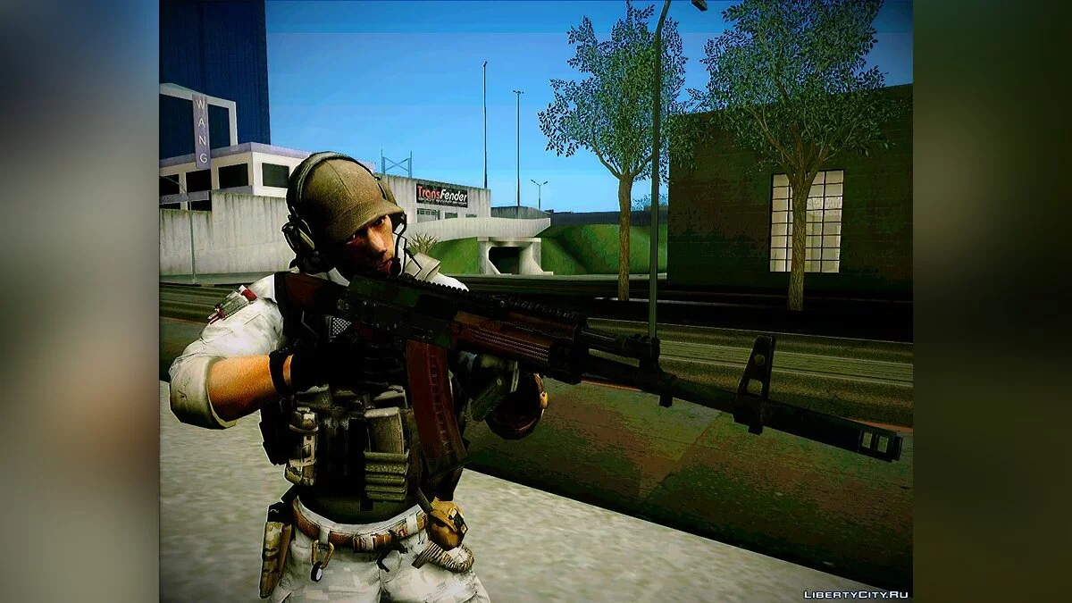 AK-12 from BF4 / GTA San Andreas