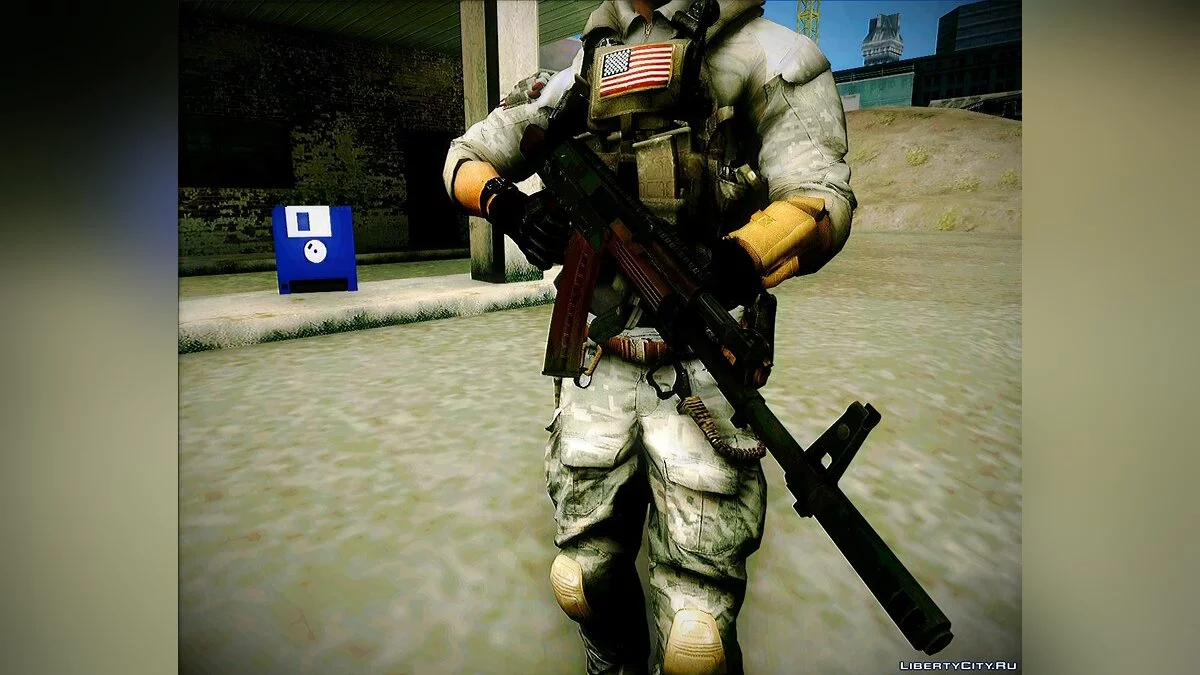 AK-12 from BF4 / GTA San Andreas