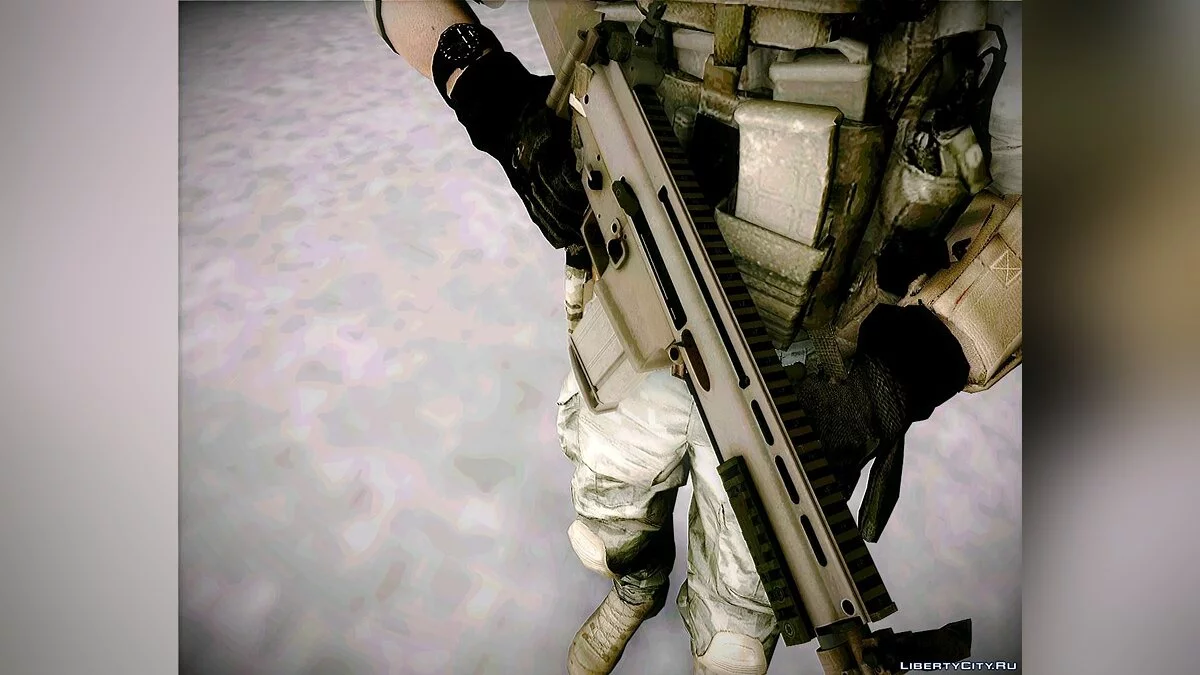 Weapons from BF4 / GTA San Andreas